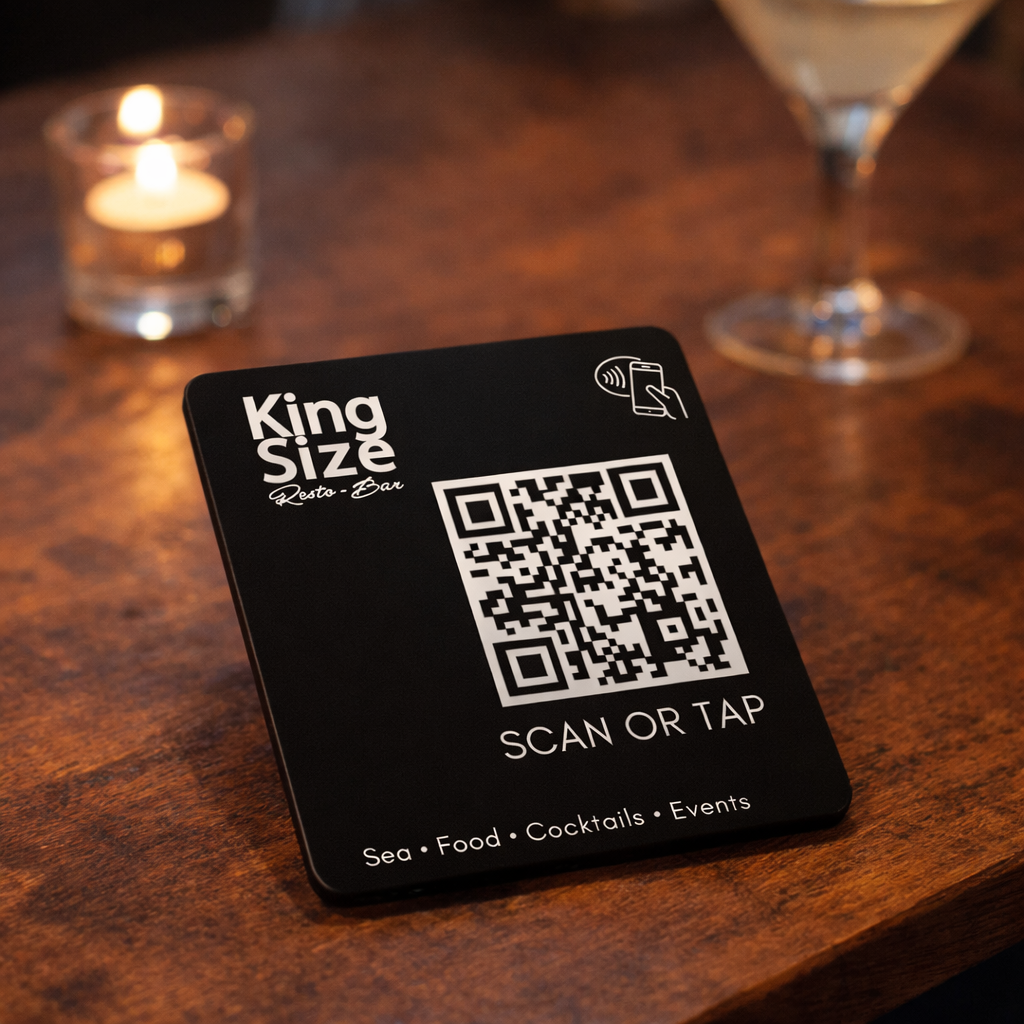 Πελάτης που σκανάρει QR Code 